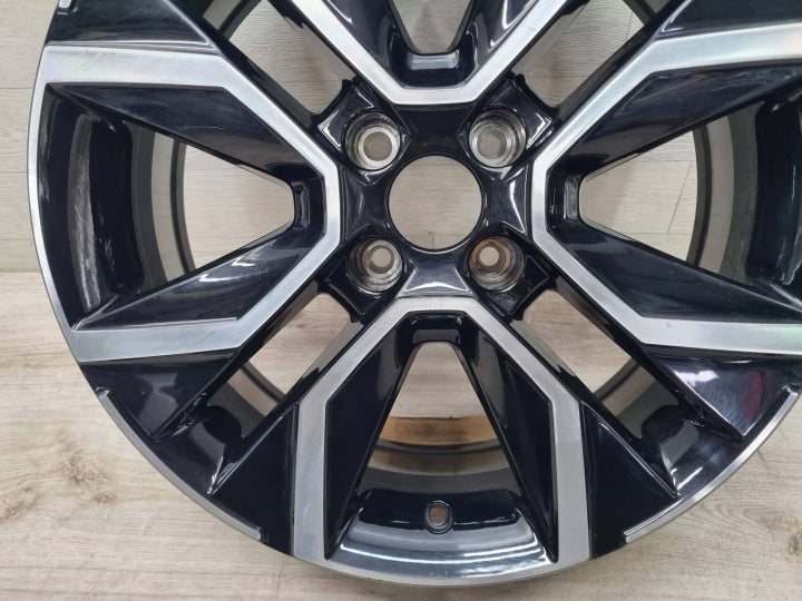 1x Alufelge 18 Zoll 6.5" 4x108 26ET Glanz Schwarz 9833485080 Citroën C4 Iii FEL6467025962oo
