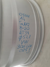 Load image into Gallery viewer, 1x Alufelge 20 Zoll 8.0" 5x112 34ET Glanz Silber 3QF601025J VW I Rim Wheel FEL2847578245hj