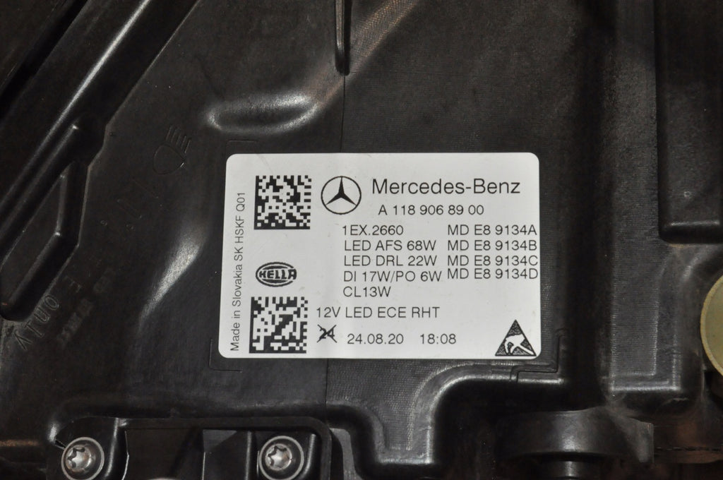 Frontscheinwerfer Mercedes-Benz Cla A1189068900 LED Links Scheinwerfer Headlight SCH2215550359nw