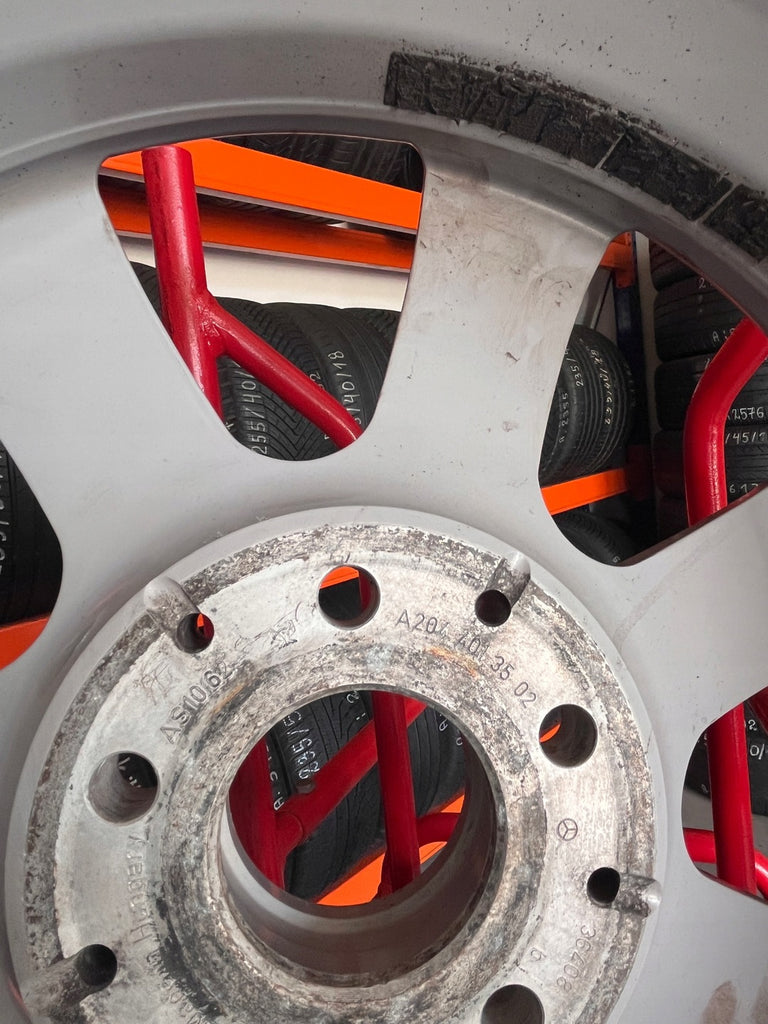 1x Alufelge 17 Zoll 7.5" 5x112 42 5ET Glanz Silber A2044013502 Mercedes-Benz