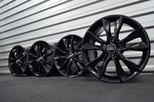 Laden Sie das Bild in den Galerie-Viewer, 4x Alufelge 17 Zoll 7.5" 5x112 56ET Schwarz Audi A3 Golf I Rim Wheel FEL9237124380df