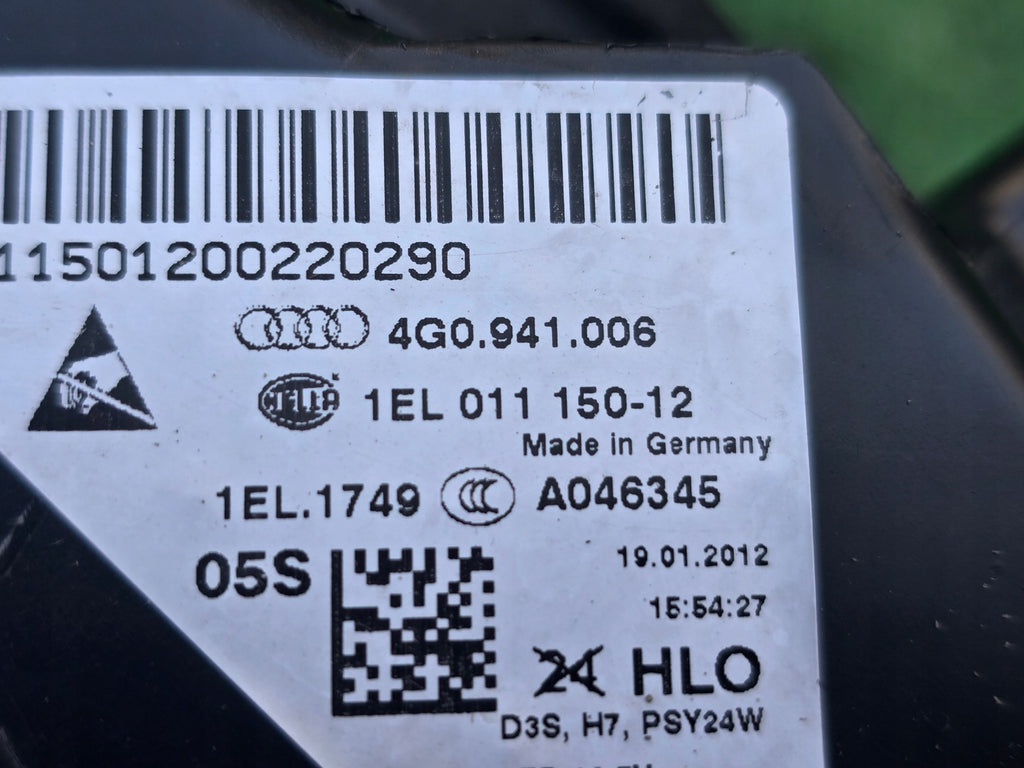 Frontscheinwerfer Audi A6 C7 4G0941006 Bi-Xenon Rechts Scheinwerfer Headlight SCH4030236129ch