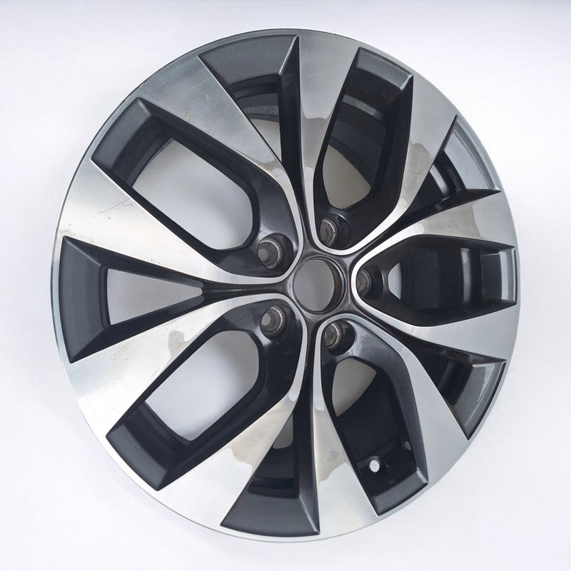 1x Alufelge 17 Zoll 7.0" 5x114.3 35ET Glanz Schwarz 403009172 Mg Captur Ii