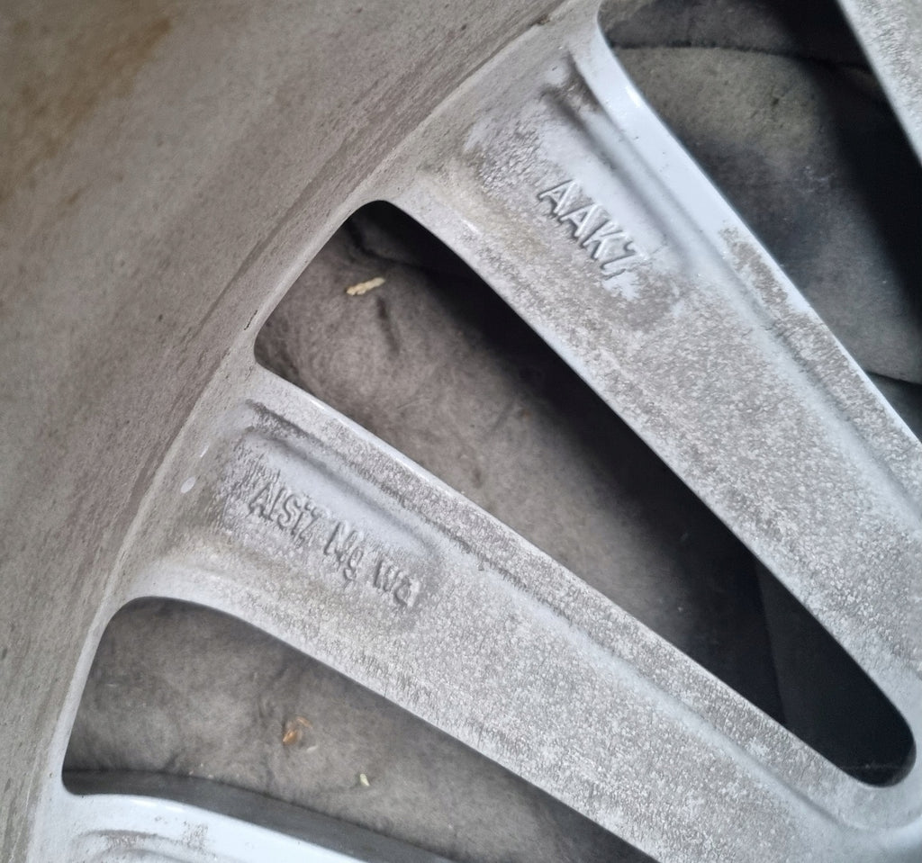 1x Alufelge 16 Zoll 6.5" 4x100 40ET Glanz Silber OP071 Opel Corsa Rim Wheel