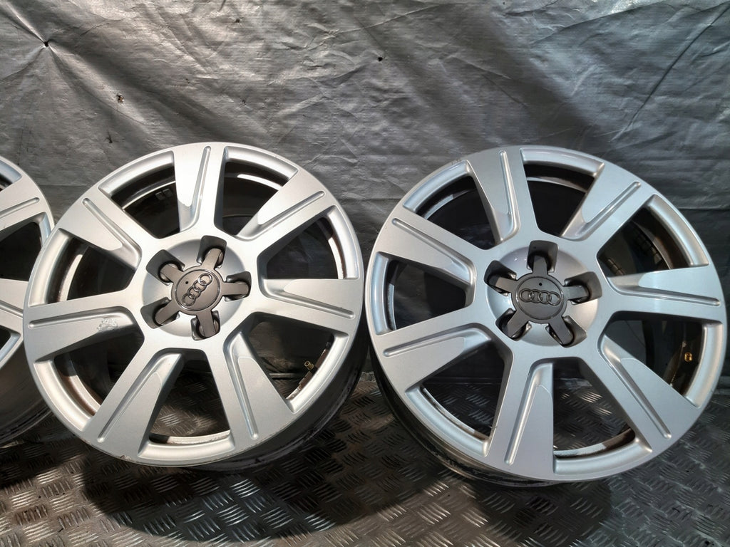 4x Alufelge 17 Zoll 7.5" 5x112 45ET Glanz Silber 4F0601025CB Audi A6 C6 FEL5827838640nu