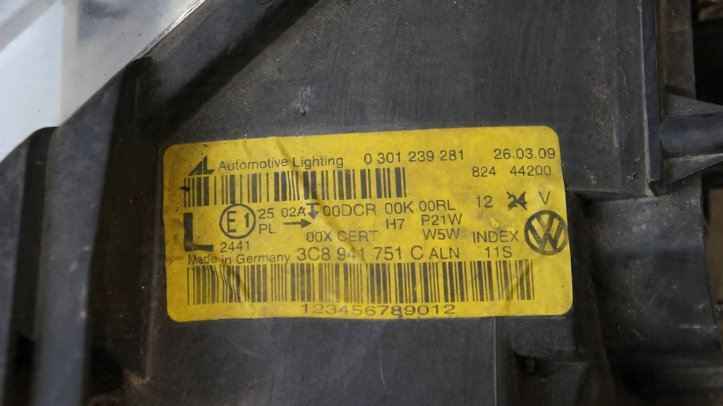 Frontscheinwerfer VW Passat Cc 3C8941751C Links Scheinwerfer Headlight