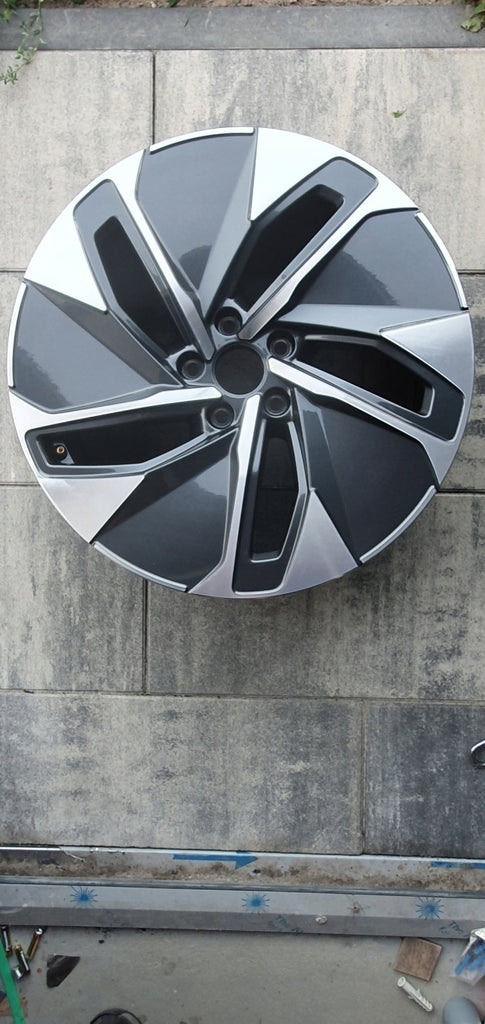 1x Alufelge 19 Zoll 8.0" 5x112 45ET Glanz Grau 11A601025M Mg Id.5 Id.4 Rim Wheel FEL4117092411zv