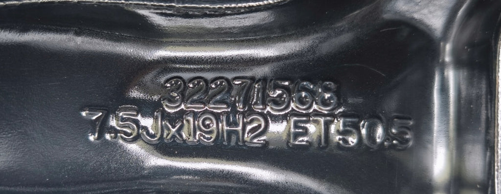 1x Alufelge 19 Zoll 7.5" 5x108 50 5ET Glanz Schwarz 32271568 Volvo Xc60 Ii FEL5800263069sc