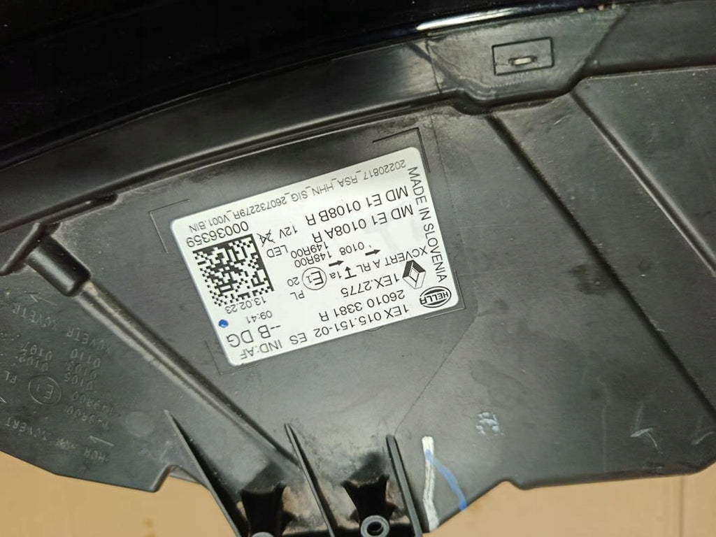 Frontscheinwerfer Renault 260103381R Rechts Scheinwerfer Headlight