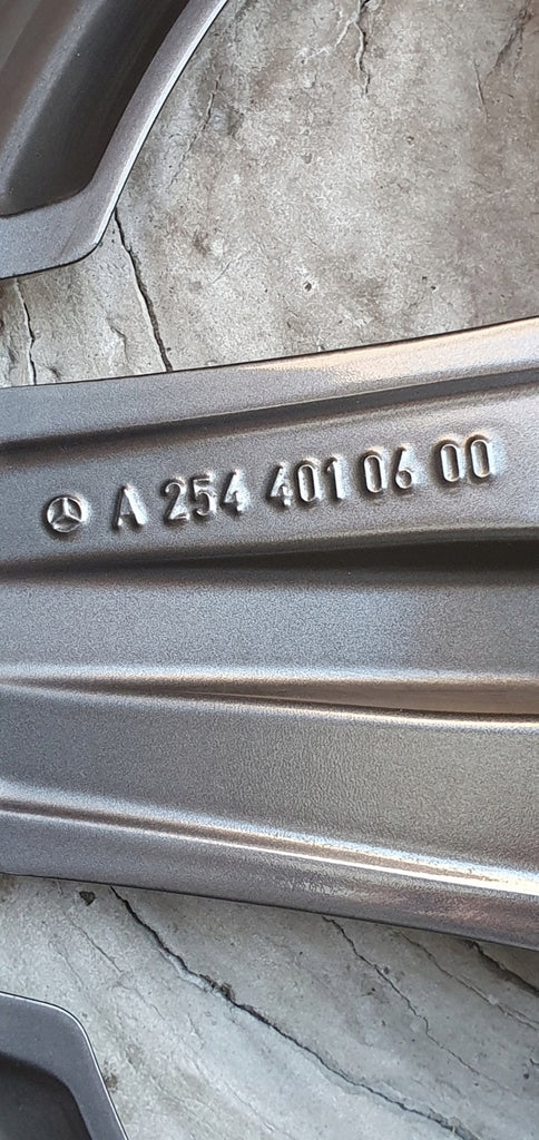 1x Alufelge 20 Zoll 8.5" 5x112 Glanz Grau A2544010600 Mercedes-Benz Glc Amg Mg FEL4927680421vf