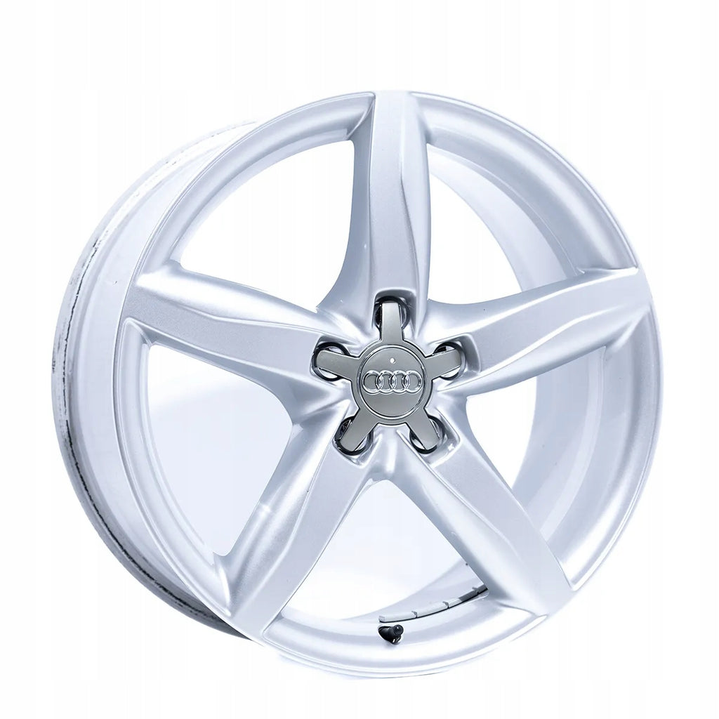 4x Alufelge 18 Zoll 8.0" 5x112 47ET Glanz Silber Audi Rim Wheel FEL8304230347qo