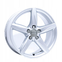 Load image into Gallery viewer, 4x Alufelge 18 Zoll 8.0" 5x112 47ET Glanz Silber Audi Rim Wheel FEL8304230347qo