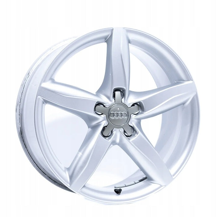 4x Alufelge 18 Zoll 8.0" 5x112 47ET Glanz Silber Audi Rim Wheel FEL8304230347qo