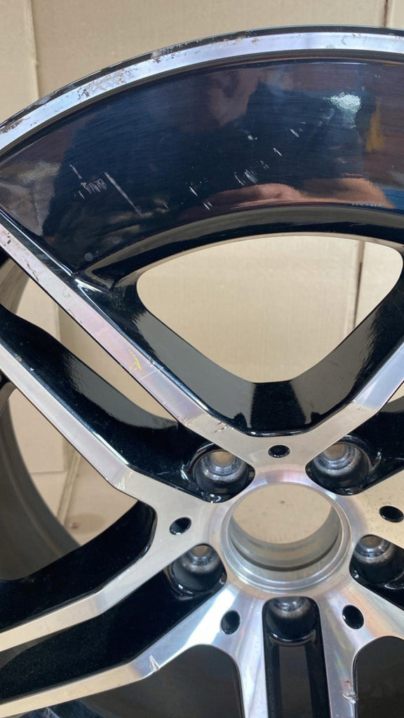 1x Alufelge 19 Zoll 8.5" 5x112 Glanz Schwarz A2144010300 Mercedes-Benz Rim Wheel FEL7403975324hs
