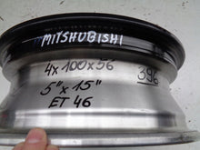 Laden Sie das Bild in den Galerie-Viewer, 1x Alufelge 15 Zoll 5.0&quot; 4x100 46ET HY32-1007-GA Mitsubishi Rim Wheel