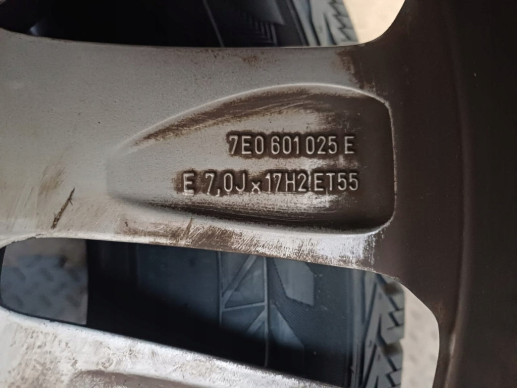 1x Alufelge 17 Zoll 7.0" 5x120 55ET 7E0601025E VW Transporter Rim Wheel FEL1091787649bh