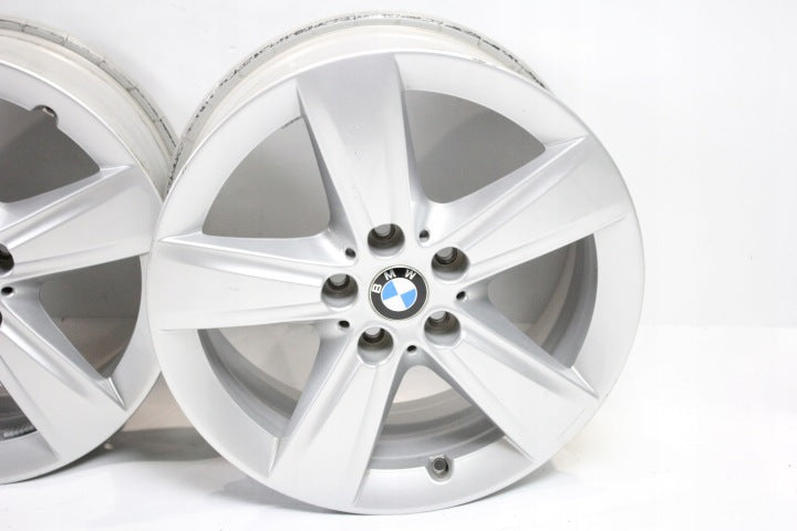 4x Alufelge 17 Zoll 7.5" 5x112 54ET Silber BMW6855087 BMW F45 F46 Rim Wheel FEL5118497035kr