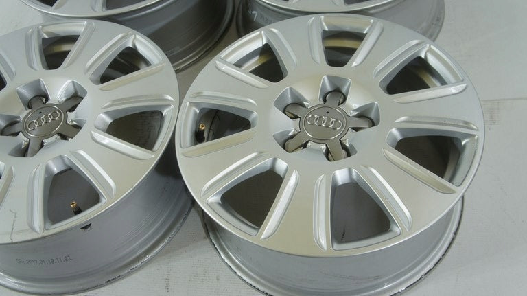 4x Alufelge 16 Zoll 6.5" 5x112 33ET Glanz Silber 8U0601025 Audi Rim Wheel