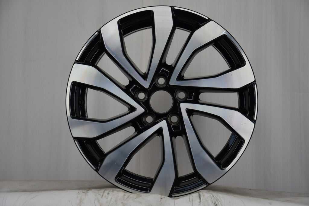 1x Alufelge 16 Zoll 6.0" 5x100 35ET Glanz Schwarz 2GM601025AA VW Rim Wheel FEL5719819184ec