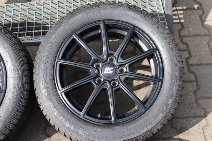 4x Alufelge 16 Zoll 6.5" 5x108 47ET Matt Schwarz KBA-52172-KBA Citroën I FEL4090032758gl