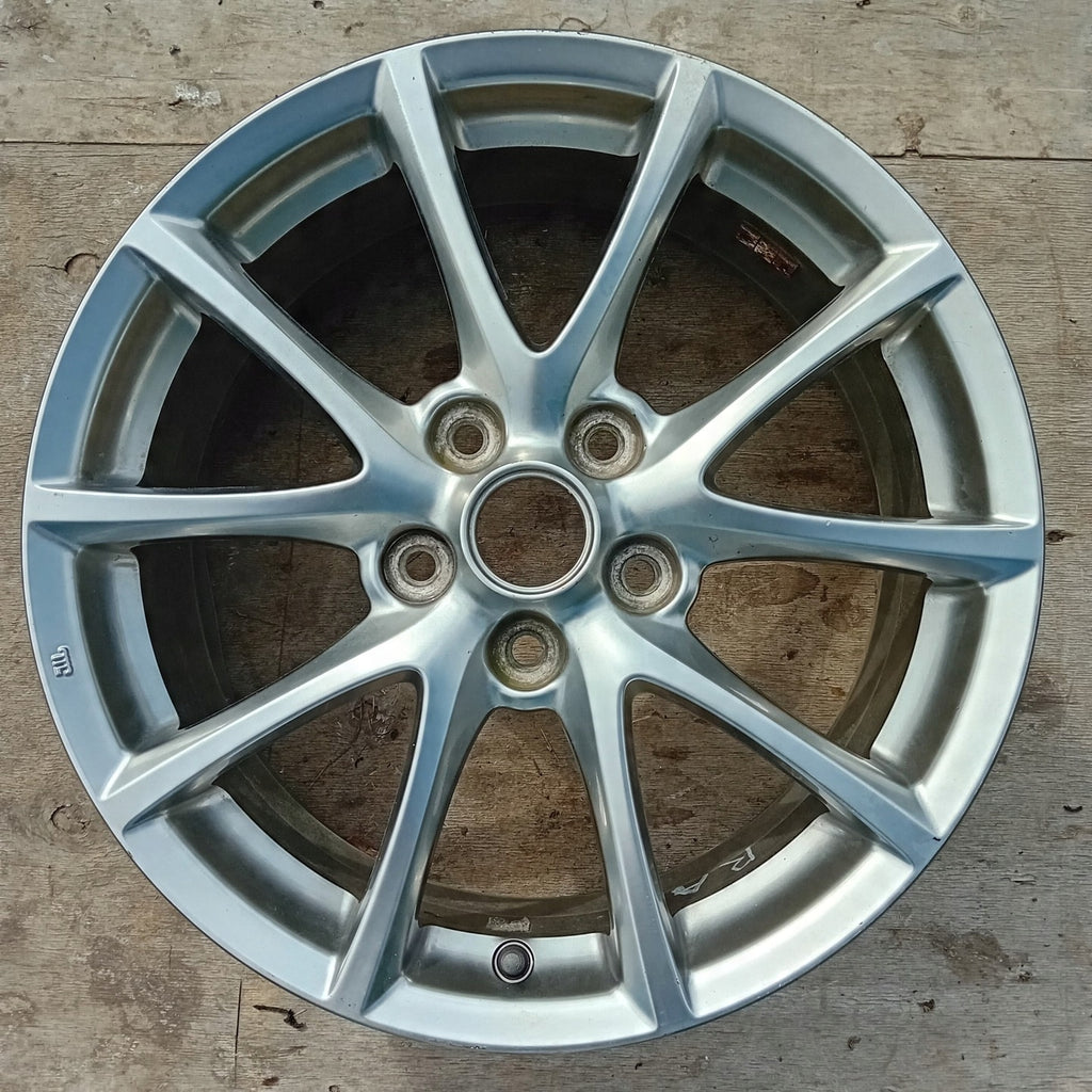 1x Alufelge 17 Zoll 7.0" 5x114.3 55ET Glanz Silber Mazda Mx5 Rim Wheel