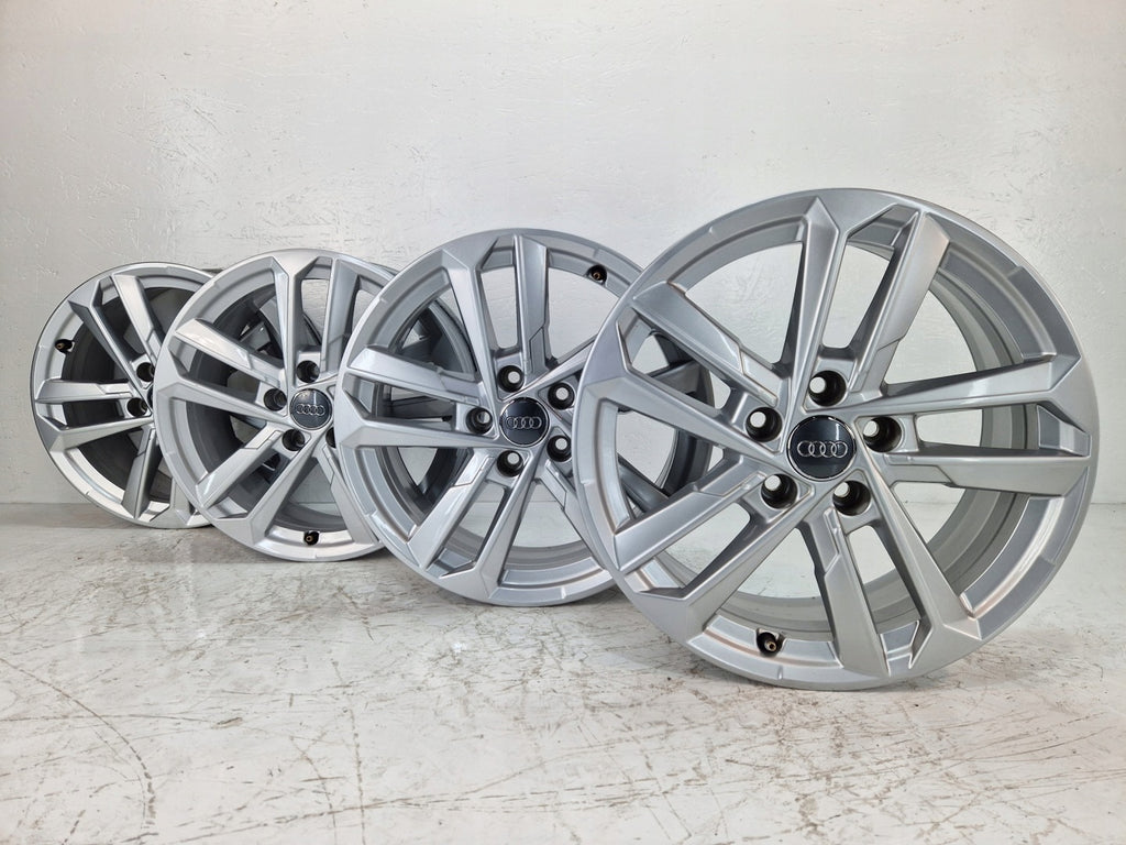4x Alufelge 17 Zoll 6.5" 5x112 43ET Glanz Silber 8Y0601025L Audi Rim Wheel FEL7756553063pl