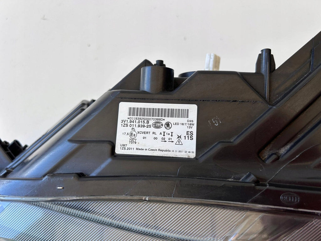 Frontscheinwerfer Skoda Superb 3V1941015 Xenon Links Scheinwerfer Headlight SCH9375230245kz