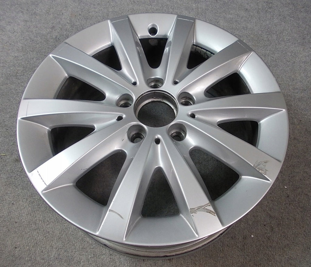 1x Alufelge 16 Zoll 6.5" 5x112 49ET Glanz Silber A2464010500 Mercedes-Benz FEL3749805404vx