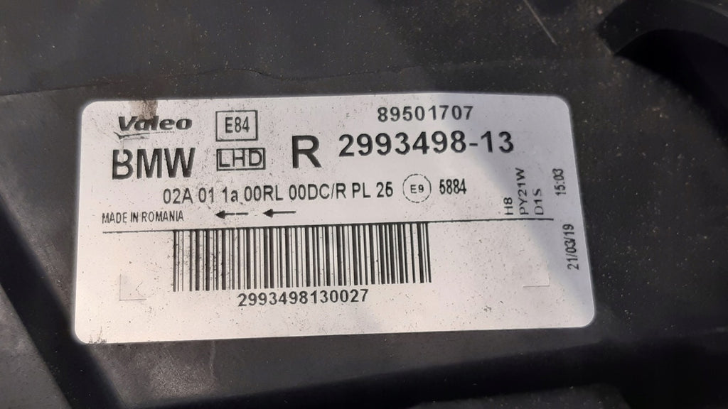 Frontscheinwerfer BMW X1 E84 89501707 Xenon Rechts Scheinwerfer Headlight SCH5706227558nq