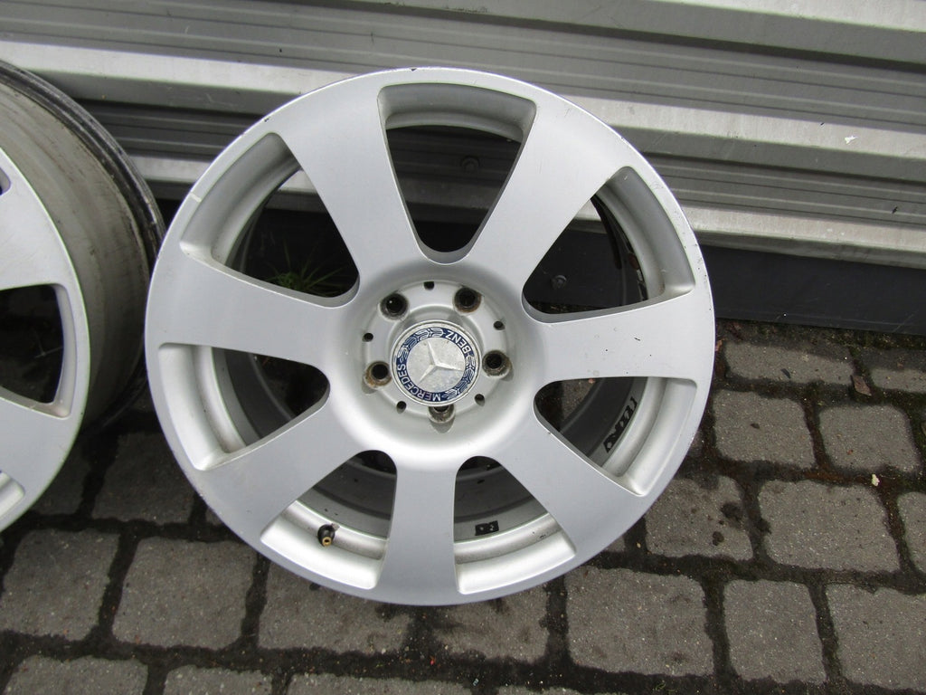 4x Alufelge 17 Zoll 8.0" 5x112 Silber A2214010202 Mercedes-Benz W221 Rim Wheel