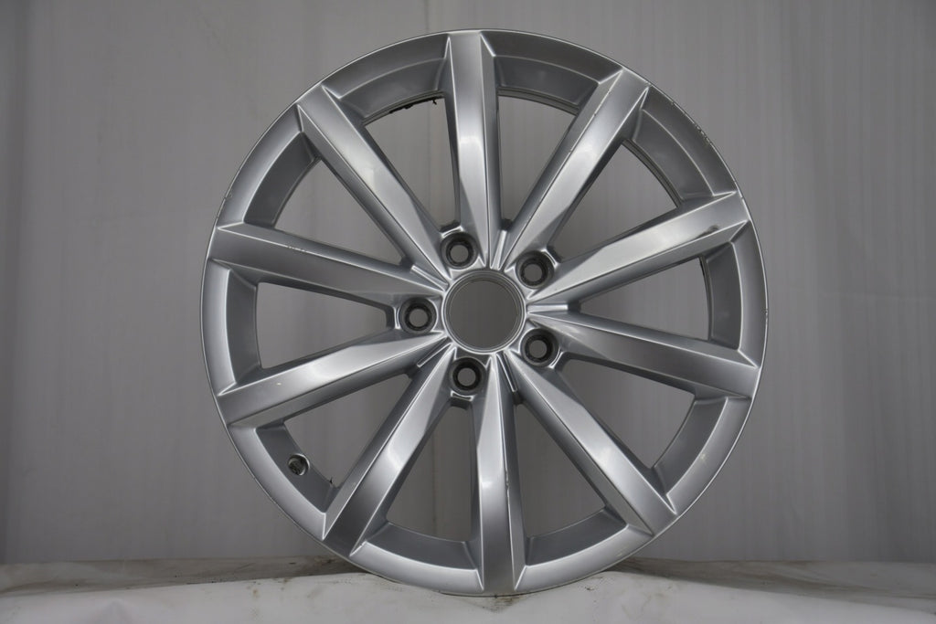 1x Alufelge 17 Zoll 7.0" 5x112 43ET Glanz Silber 5N0601025AN VW Tiguan Rim Wheel FEL4251244489gx