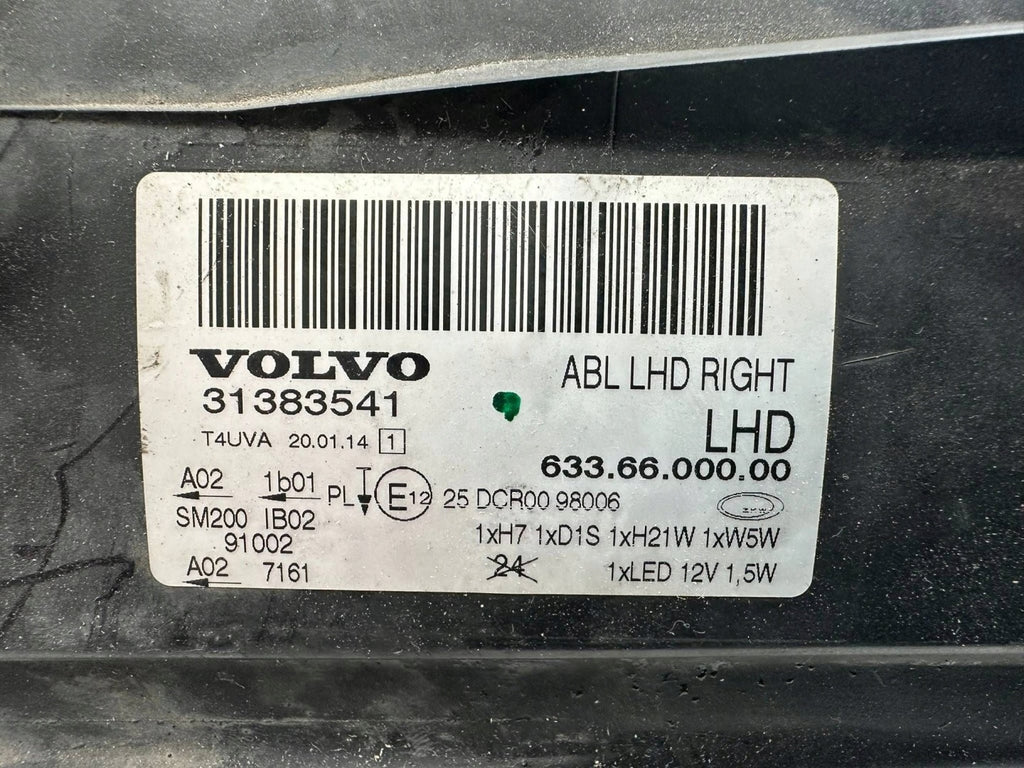 Frontscheinwerfer Volvo S80 II V70 III 31383541 Rechts Scheinwerfer Headlight SCH2181089642rj
