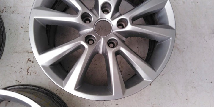 1x Alufelge 18 Zoll 8.0" 5x130 53ET Glanz Silber 7P6601025C VW Touareg Rim Wheel FEL6707052649qa