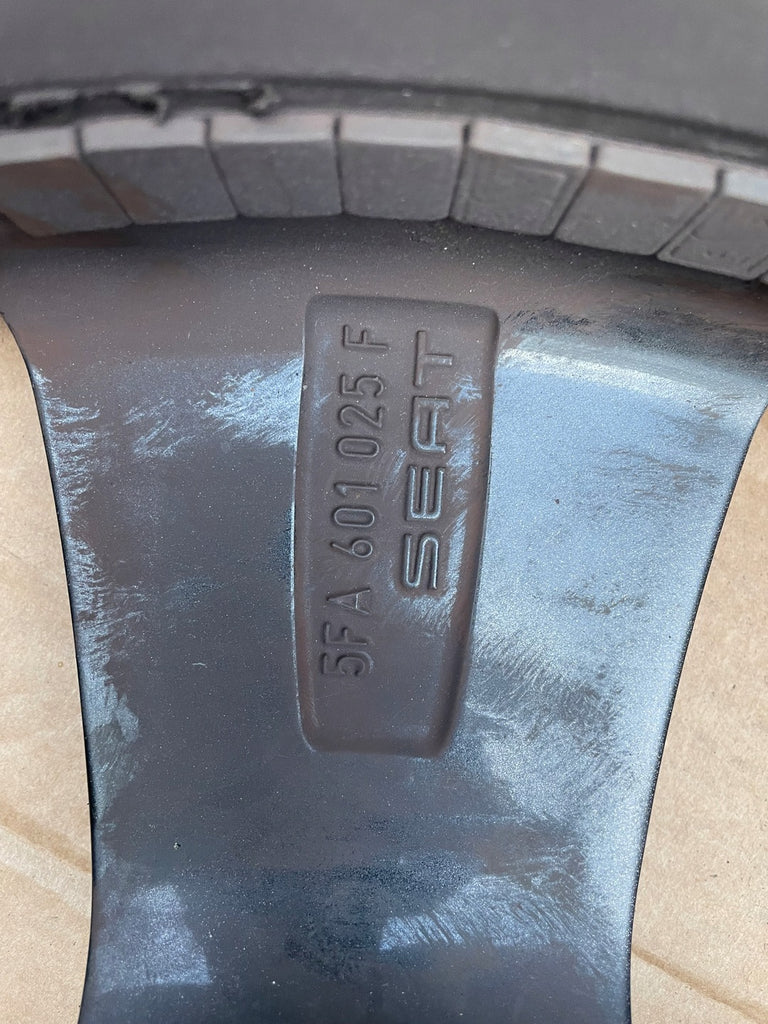 1x Alufelge 19 Zoll 8.0" 5x112 49ET Matt Graphit 5FA601025F Cupra Leon Rim Wheel