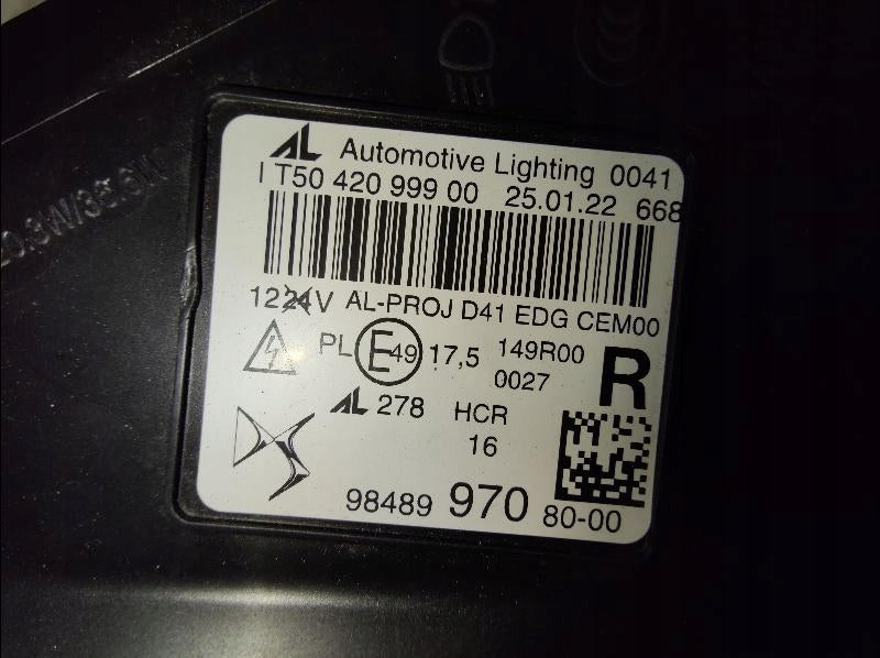 Frontscheinwerfer Citroën Ds4 9848997080-00 LED Rechts Scheinwerfer Headlight SCH5371434458an