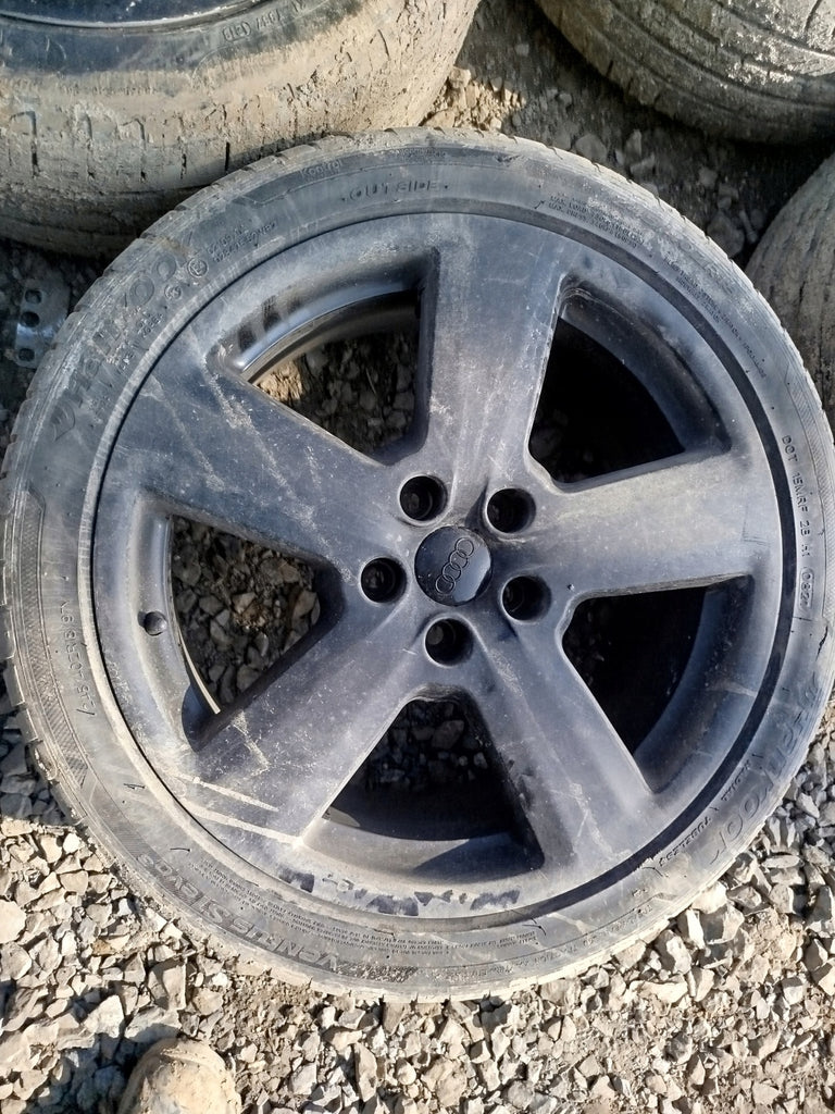 1x Alufelge 18 Zoll 8.0" 5x112 43ET Glanz Silber 8E0601025AK Audi A6 C6 FEL6486232636xs