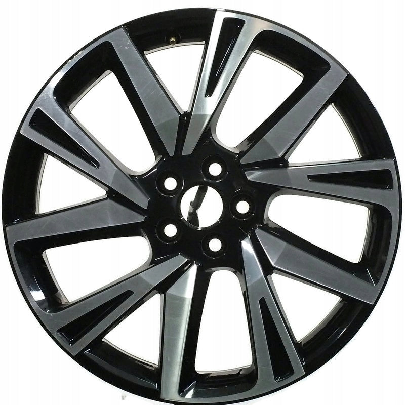 1x Alufelge 18 Zoll 7.0" 5x100 47ET Glanz Schwarz 6F9071498A Seat Arona