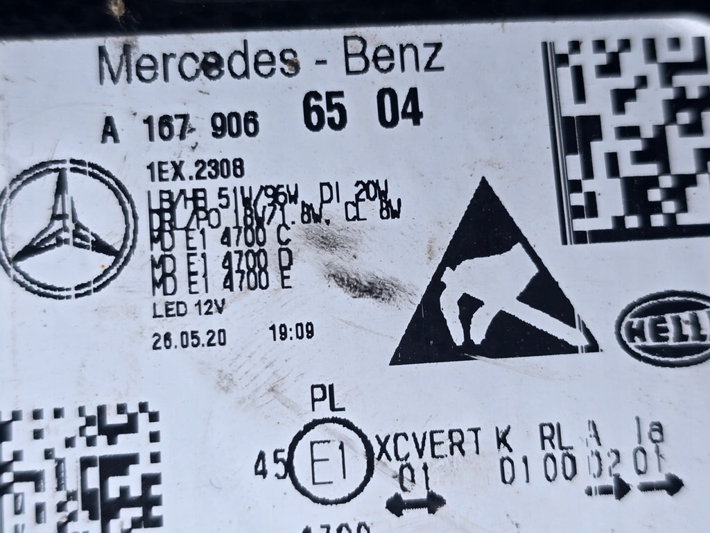 Frontscheinwerfer Mercedes-Benz Gle A1679066504 Links Scheinwerfer Headlight SCH4693446169xo