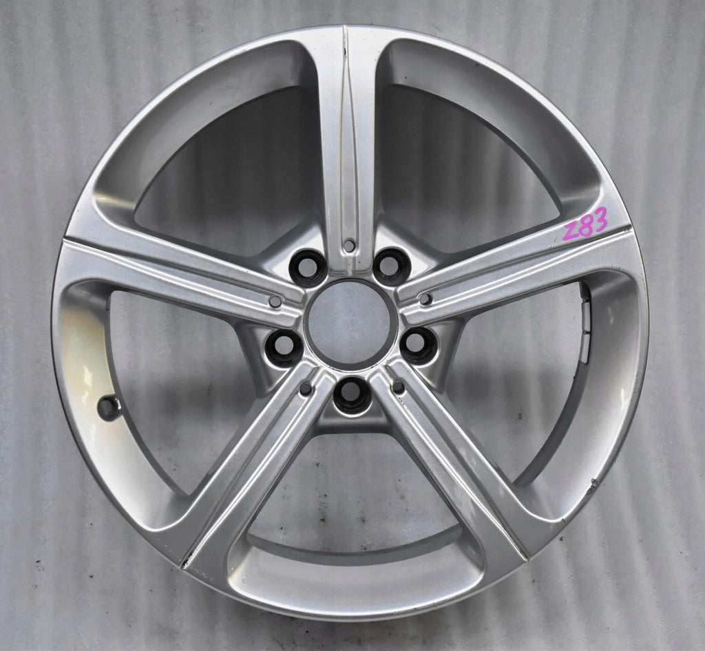 1x Alufelge 17 Zoll 6.5" 5x112 44ET Glanz Silber A1774011200 Mercedes-Benz W177