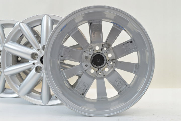 4x Alufelge 16 Zoll 5.5" 5x112 46ET Silber 6855117 BMW 4 Mini Rim Wheel FEL2596045660in