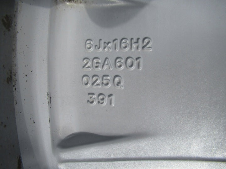1x Alufelge 16 Zoll 6.0" 5x112 43ET Glanz Silber 2GA601025 VW T-Roc Rim Wheel FEL9352292552wq