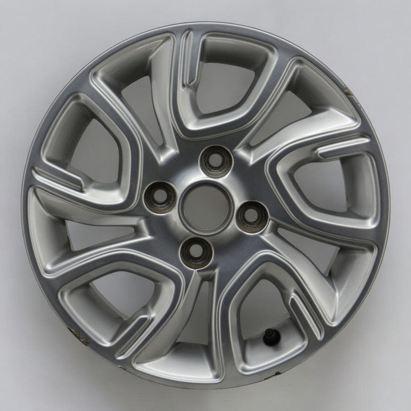 1x Alufelge 14 Zoll 5.5" 4x100 45ET Glanz Silber 52910-G6250 Kia Picanto