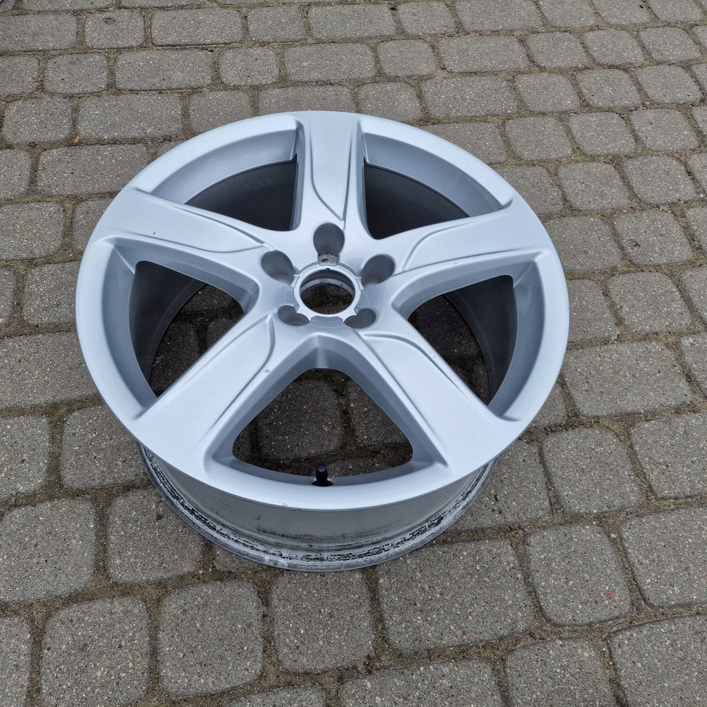 1x Alufelge 18 Zoll 8.0" 5x112 41ET Glanz Silber 4G9601025E Audi C7 Rim Wheel