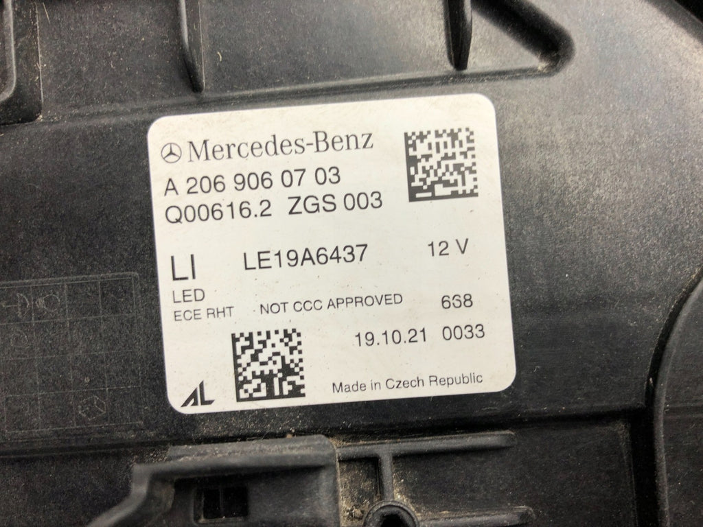 Frontscheinwerfer Mercedes-Benz W206 A2069060703 LED Links Headlight SCH2025099822gf