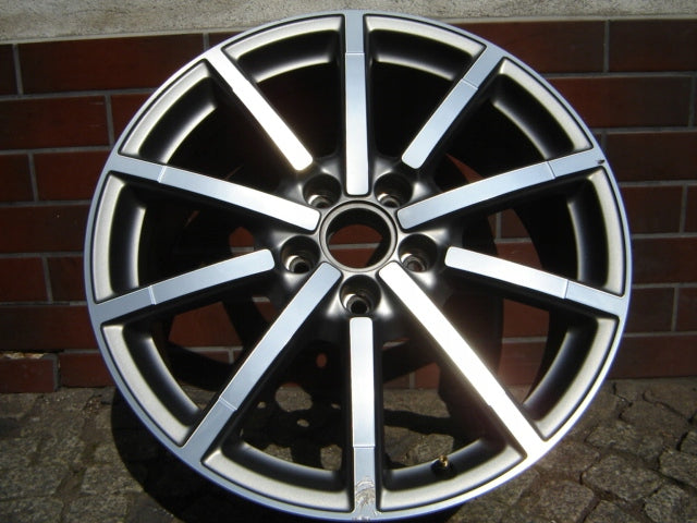 1x Alufelge 18 Zoll 7.5" 5x112 51ET Glanz Grau 8V0601025AM Audi A3 Mg Rim Wheel