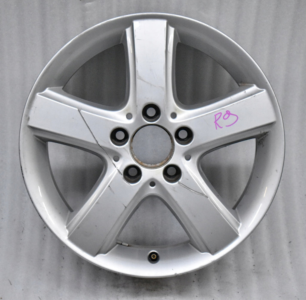 1x Alufelge 16 Zoll 6.0" 5x112 46ET Glanz Silber A1694010302 Mercedes-Benz W245