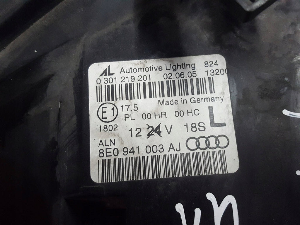 Frontscheinwerfer Audi A4 B7 8E0941003AJ Links Scheinwerfer Headlight SCH9179443524wd