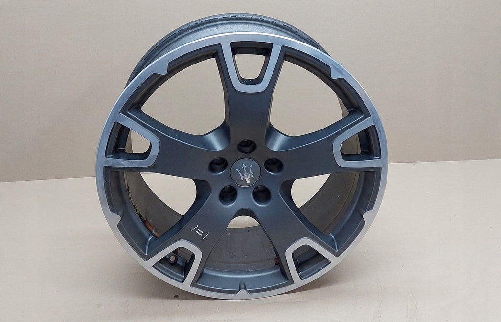 1x Alufelge 20 Zoll 9.0" 5x114.3 40 5ET Matt Schwarz 670044701 Maserati Levante