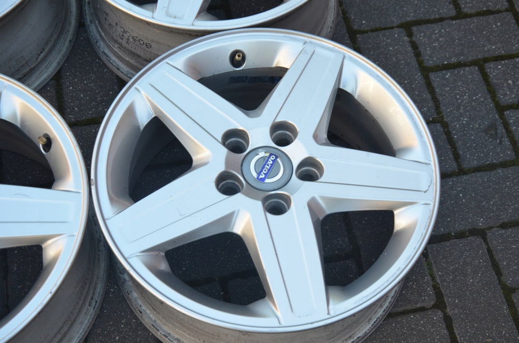 4x Alufelge 16 Zoll 6.5" 5x108 52 5ET Silber Volvo V60 I S40 Rim Wheel FEL9349809362cz