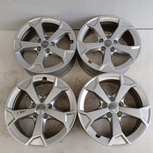 Laden Sie das Bild in den Galerie-Viewer, 4x Alufelge 17 Zoll 6.5" 5x112 38ET Glanz Silber 83A601025AL Audi Q3 Q2 FEL9529635816xy
